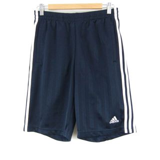 アディダス(adidas)のアディダス クロップドパンツ ジャージ スウェット スポーツウエア ジムウエア レディース Lサイズ ネイビー adidas(クロップドパンツ)