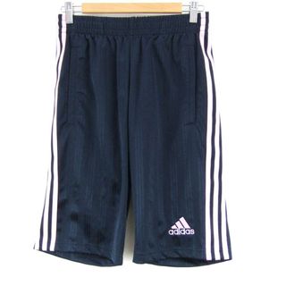 アディダス(adidas)のアディダス クロップドパンツ ジャージ スウェット スポーツウエア ジムウエア レディース Sサイズ ネイビー adidas(クロップドパンツ)