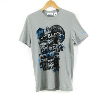 リーボック(Reebok)のリーボック 半袖Tシャツ トップス CLASSIC スポーツウエア サッカー メンズ Mサイズ グレー Reebok(Tシャツ/カットソー(半袖/袖なし))