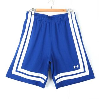 アンダーアーマー クロップドパンツ ジャージ スポーツウエア サッカー HEATGEAR メンズ XLサイズ ブルー UNDER ARMOUR(その他)