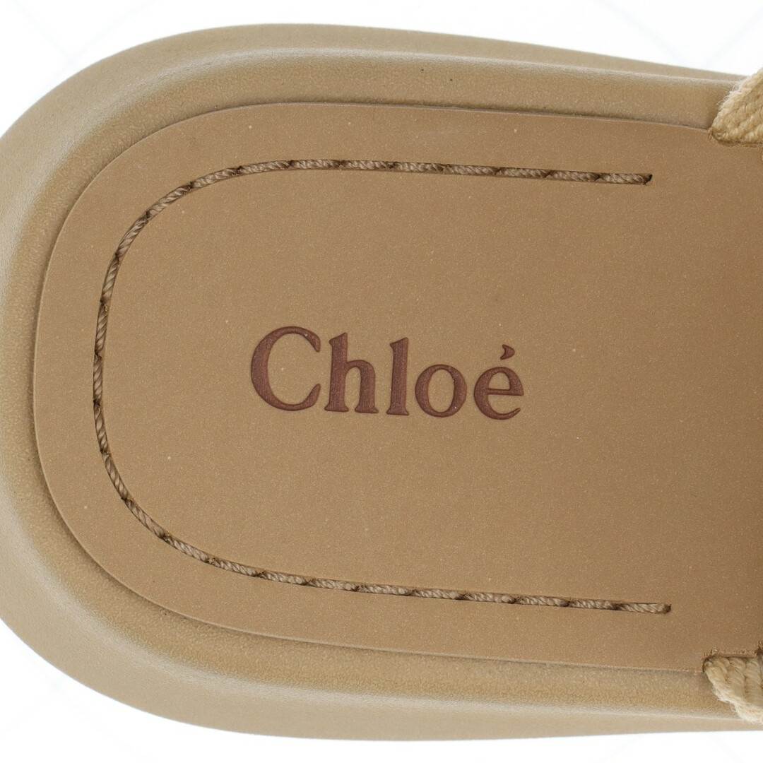 Chloe(クロエ)のクロエ  ラバー×キャンバス  アイボリー レディース その他靴 レディースの靴/シューズ(その他)の商品写真