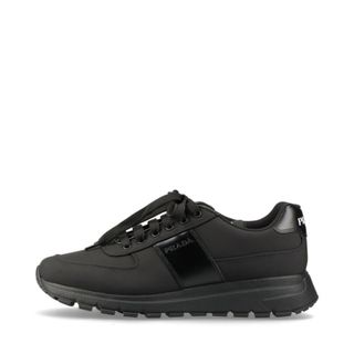 プラダ(PRADA)のプラダ Re Nylon リ ナイロン ナイロン×レザー  ブラック メン(スニーカー)