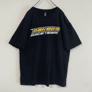 レースチーム ロゴBLACKシャツas colour 半袖 Tシャツ XL(Tシャツ/カットソー(半袖/袖なし))