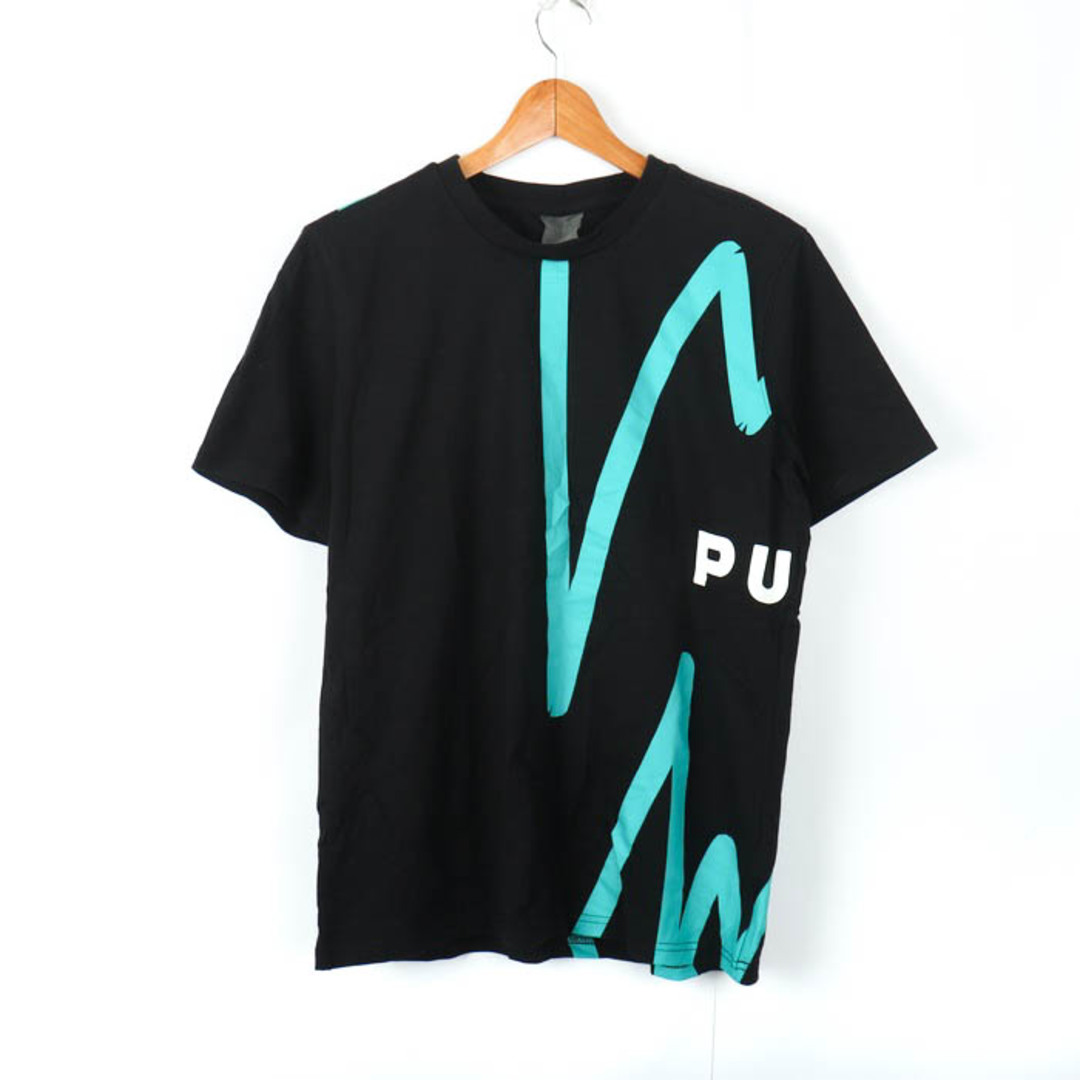 PUMA(プーマ)のプーマ 半袖Tシャツ トップス カットソー スポーツウエア サッカー メンズ Sサイズ ブラック PUMA メンズのトップス(Tシャツ/カットソー(半袖/袖なし))の商品写真