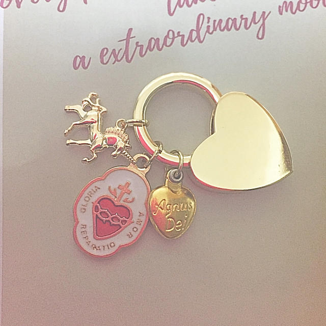 Heart Keyfolder💗ayayan様専用ページ ハンドメイドのアクセサリー(キーホルダー/ストラップ)の商品写真