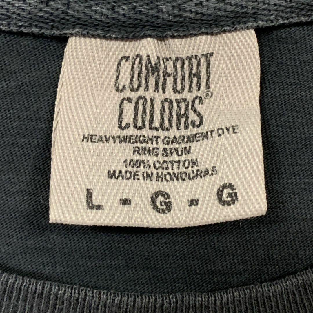 バックプリント COMFORT COLORS 半袖 プリントTシャツ Lサイズ メンズのトップス(Tシャツ/カットソー(半袖/袖なし))の商品写真