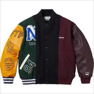 Supreme MM6 Split Varsity Jacket