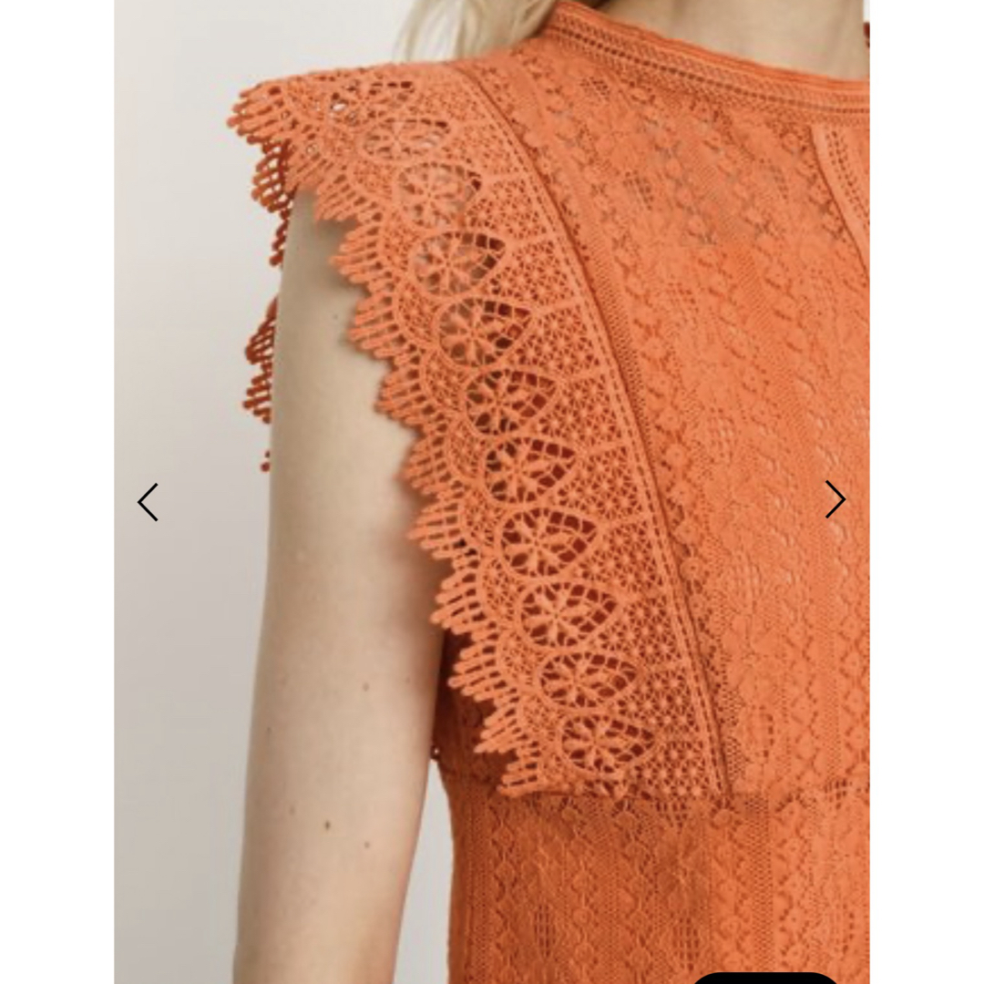 SLY(スライ)のSCALLOPED SHOULDER LACE トップス　総レース　タンクトップ レディースのトップス(タンクトップ)の商品写真