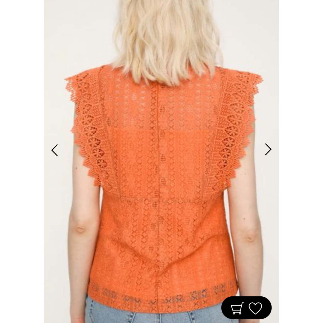 SLY(スライ)のSCALLOPED SHOULDER LACE トップス　総レース　タンクトップ レディースのトップス(タンクトップ)の商品写真