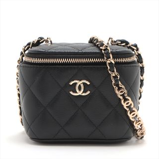 シャネル(CHANEL)のシャネル  キャビアスキン  ブラック レディース ショルダーバッグ(ショルダーバッグ)