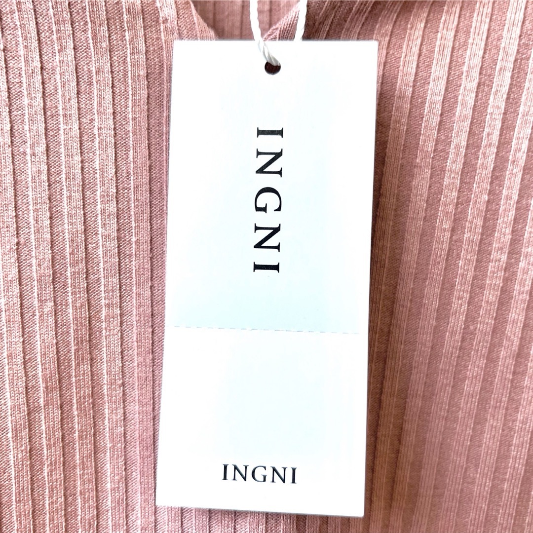 INGNI(イング)の【新品】イング　INGNI  カットソー　長袖　トップス　ピンク　 レディースのトップス(カットソー(長袖/七分))の商品写真