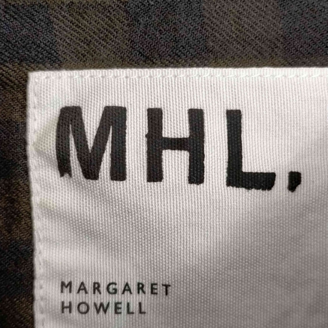 MARGARET HOWELL(マーガレットハウエル)のMHL.(エムエイチエル) コットン チェック柄 ネルシャツ レディース レディースのトップス(シャツ/ブラウス(長袖/七分))の商品写真