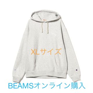 INTERNATIONAL GALLERY BEAMS - 即日発送 paperboy × Champion × BEAMS 別注 フーディ