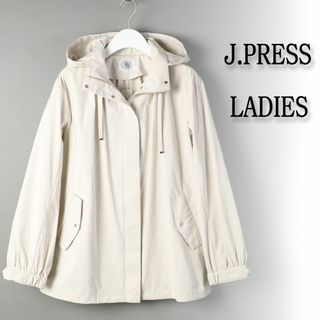 ジェイプレスレディス(J.PRESS LADIES)の903 新品 新作 ジェイプレス マイクロタフタ フーデッド ショート コート9(ブルゾン)