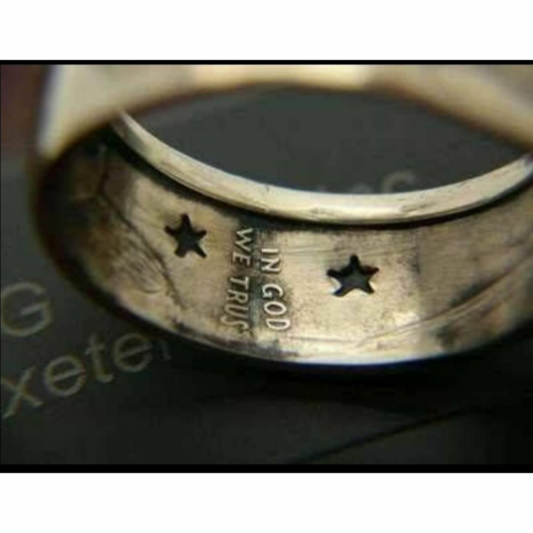 【H023】リング メンズ シルバー オオカミ ウルフ 指輪 20号 メンズのアクセサリー(リング(指輪))の商品写真