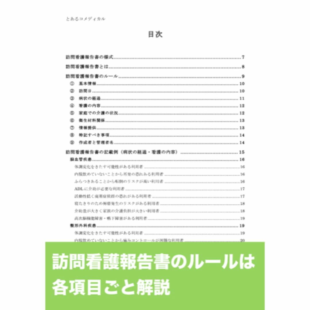 訪問看護報告書のルールと記載例 エンタメ/ホビーの本(語学/参考書)の商品写真