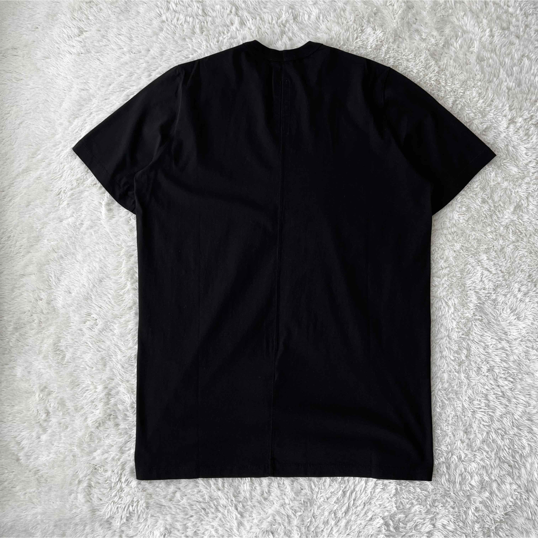 Rick Owens(リックオウエンス)の新品　Rick Owens 23FW ブラックレベルコットン半袖Tシャツ　L メンズのトップス(Tシャツ/カットソー(半袖/袖なし))の商品写真