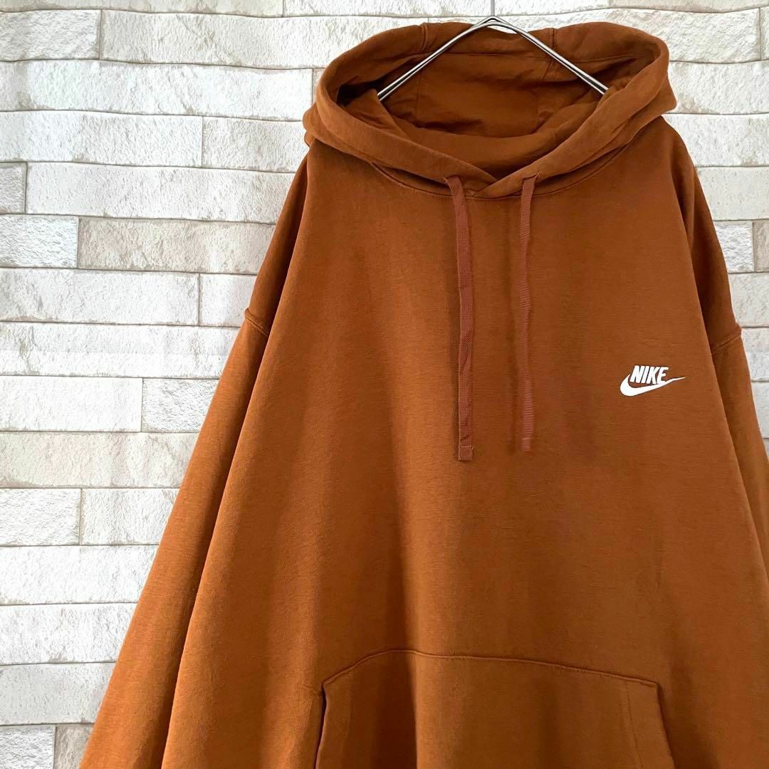 NIKE(ナイキ)のNIKE ナイキ パーカー プルオーバー 刺繍 裏起毛 4XL メンズのトップス(パーカー)の商品写真