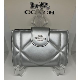 COACH - コーチ二つ折財布　CM997 ダイヤモンドキルティング