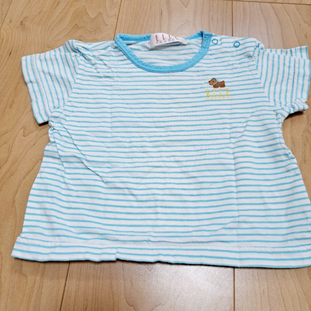 半袖　Tシャツ　ELLE　子ども　80 女の子　男の子 キッズ/ベビー/マタニティのベビー服(~85cm)(Ｔシャツ)の商品写真