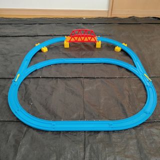 オレンジ　小さな鉄橋　プラレール　プラレール博　クリア　レールセット(鉄道模型)