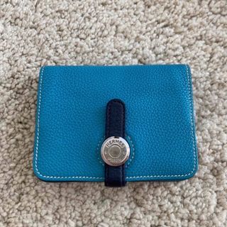 エルメス(Hermes)の◆中古◆ Hermes エルメス ドゴン コインカード ケース ブルー(財布)