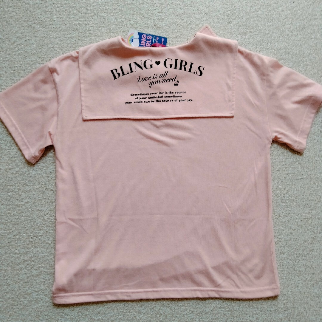 新品❣️女の子 半袖 カットソー 150cm キッズ/ベビー/マタニティのキッズ服女の子用(90cm~)(Tシャツ/カットソー)の商品写真