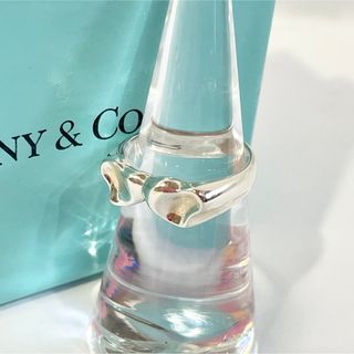 ティファニー(Tiffany & Co.)の美品 正規品 箱付き ティファニー 指輪 フルハート ダブル シルバー 10号(リング(指輪))