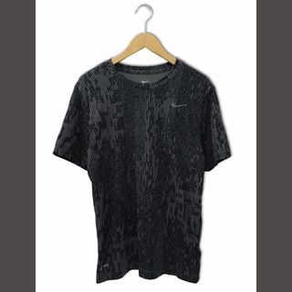 ナイキ(NIKE)のナイキ ドライフィット ザ ナイキ Tシャツ 半袖 カットソー M グレー(Tシャツ/カットソー(七分/長袖))