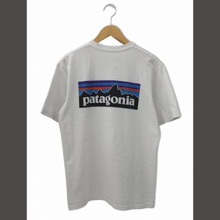 patagonia - パタゴニア バックロゴプリント 半袖 クルーネック Tシャツ XS ホワイト