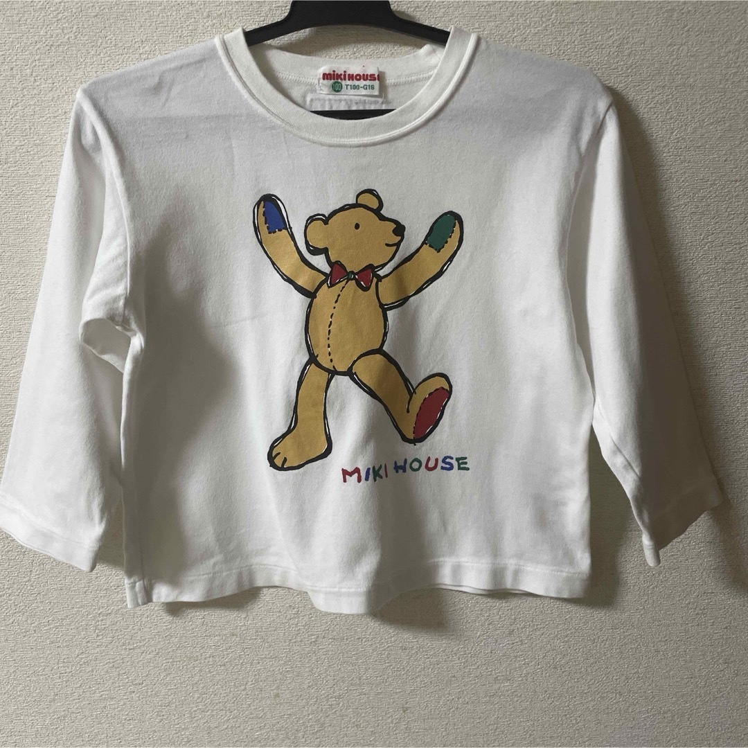 mikihouse(ミキハウス)のミキハウス　長袖Tシャツ　100サイズ キッズ/ベビー/マタニティのキッズ服男の子用(90cm~)(Tシャツ/カットソー)の商品写真