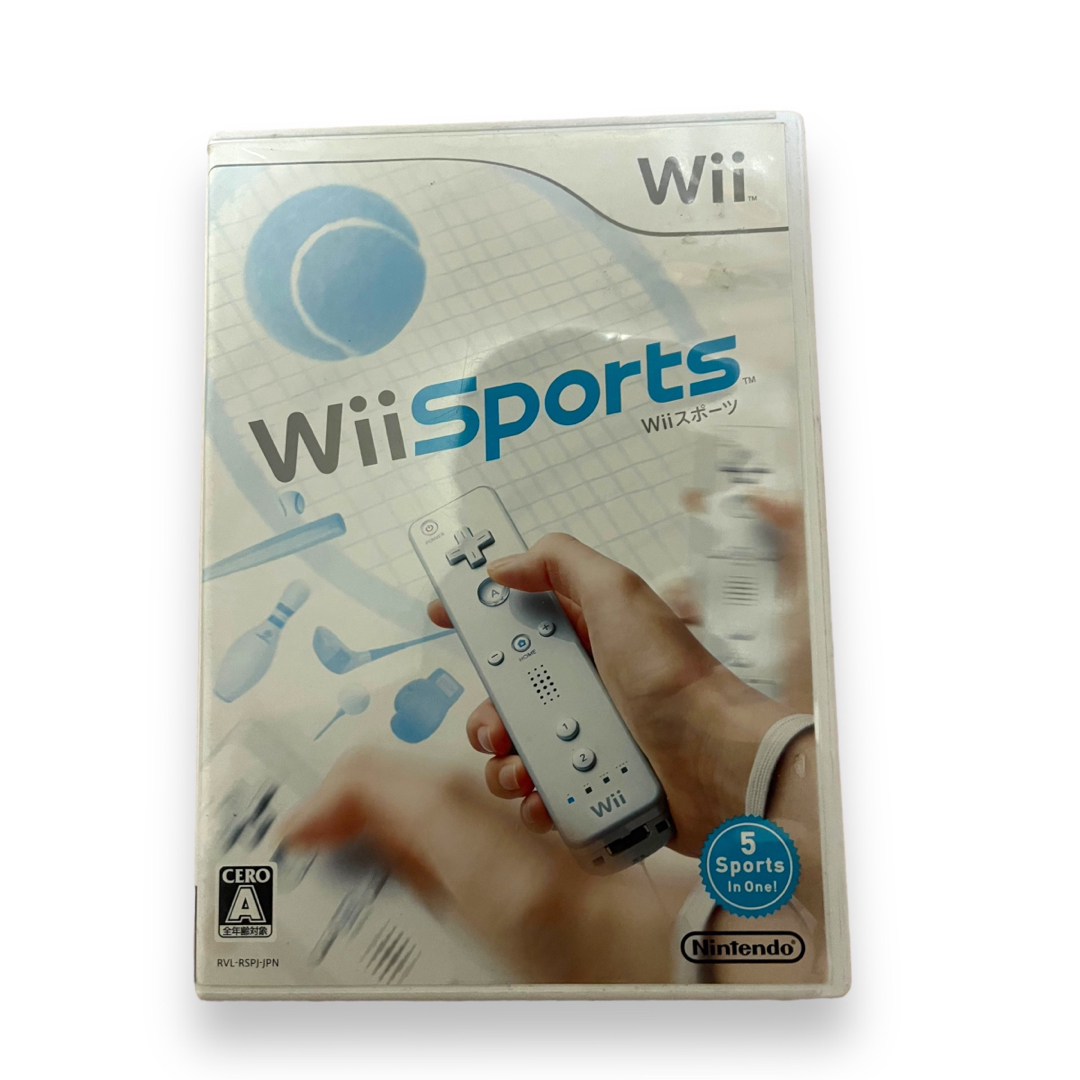 Wii(ウィー)のWiiスポーツ エンタメ/ホビーのゲームソフト/ゲーム機本体(家庭用ゲームソフト)の商品写真