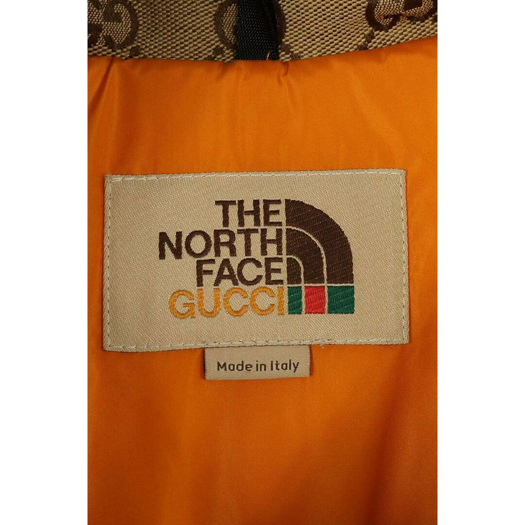 Gucci(グッチ)のグッチ ×ノースフェイス THE NORTH FACE  21SS  657012 Z8AM4 GGキャンバスボンバーダウンジャケット メンズ S メンズのジャケット/アウター(ダウンジャケット)の商品写真