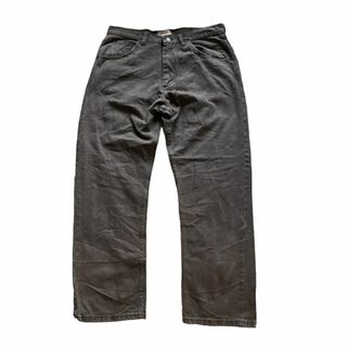 ラングラー(Wrangler)のラングラー デニム ジーンズ W36 ストレート ロゴパッチ ブラウンv96(デニム/ジーンズ)