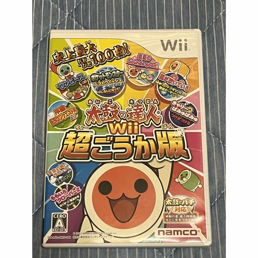 Wii(ウィー)の太鼓の達人Wii超豪華版！ エンタメ/ホビーのゲームソフト/ゲーム機本体(家庭用ゲームソフト)の商品写真