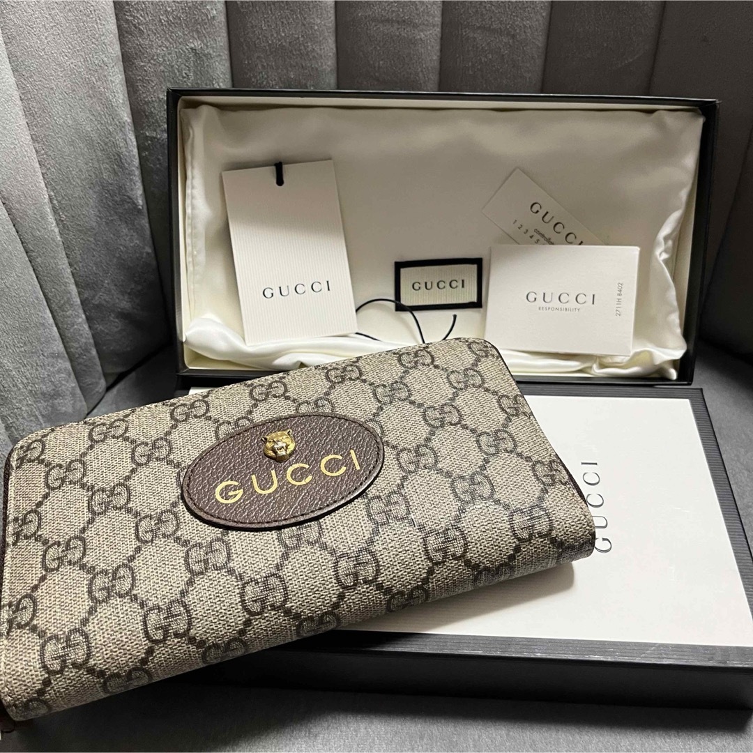 Gucci(グッチ)のネオヴィンテージ GGスプリーム ジップアラウンドウォレット メンズのファッション小物(長財布)の商品写真