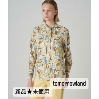 トゥモローランド(TOMORROWLAND)の新品未使用★トゥモローランド ボウタイブラウス(シャツ/ブラウス(長袖/七分))