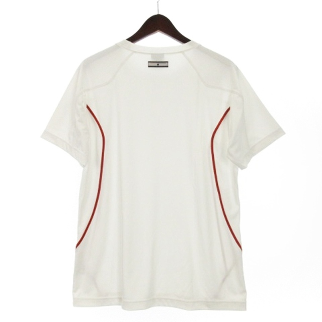 DESCENTE(デサント)のデサント ライン Tシャツ 半袖 スポーツウェア ホワイト L 240411E メンズのトップス(Tシャツ/カットソー(半袖/袖なし))の商品写真