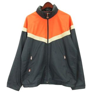 ナイキ(NIKE)のナイキ NIKE ジップアップ ジャケット 切替 チャコールグレー L(ブルゾン)