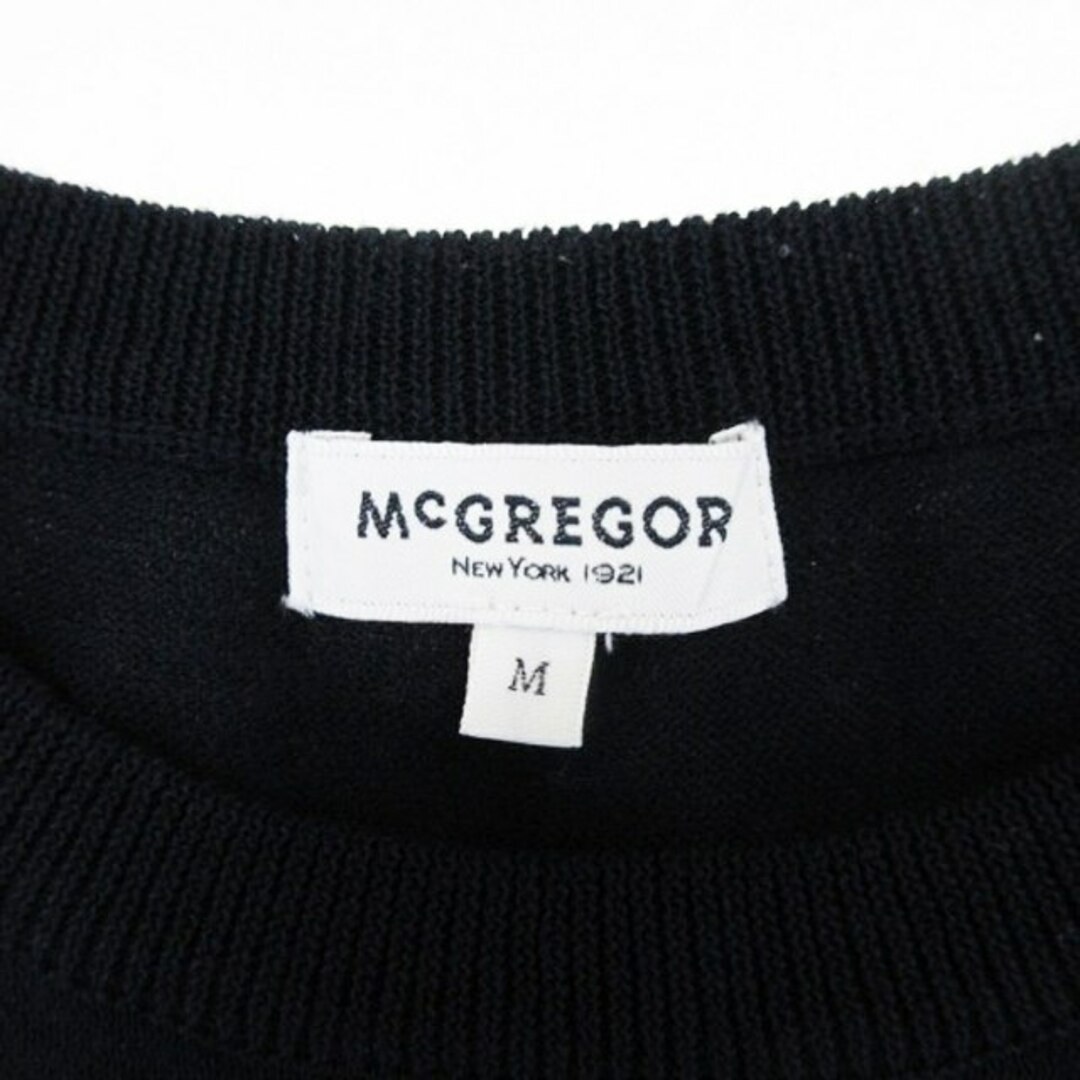 McGREGOR(マックレガー)のマックレガー マクレガー 総柄 切替 ニット 長袖 ネイビー M 240412E レディースのトップス(ニット/セーター)の商品写真