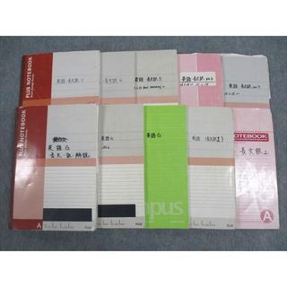 WI04-010 暁星高等学校 英語 ノート 大量セット 2016年3月卒 計10冊 60M0D(語学/参考書)