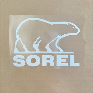 SOREL ソレル カッティングステッカー◆白グロス◆