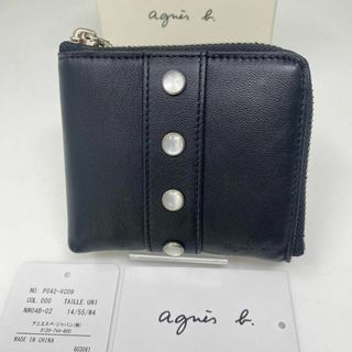 ✨先着1点限り✨agnes b.  アニエスベー プレッションコインケース 黒