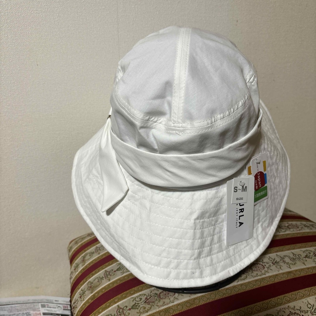 Furla(フルラ)のFURLA フルラ コットン ハット ホワイト レディースの帽子(ハット)の商品写真