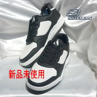 スケッチャーズ(SKECHERS)の新品27.5cm相当スケッチャーズメンズスニーカー黒白(スニーカー)