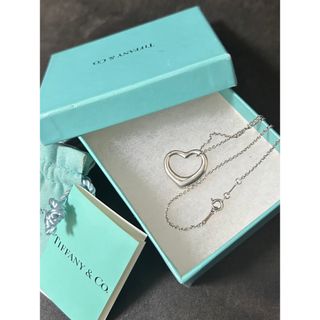 Tiffany & Co. - ティファニー　ネックレス　オープンハート　シルバー