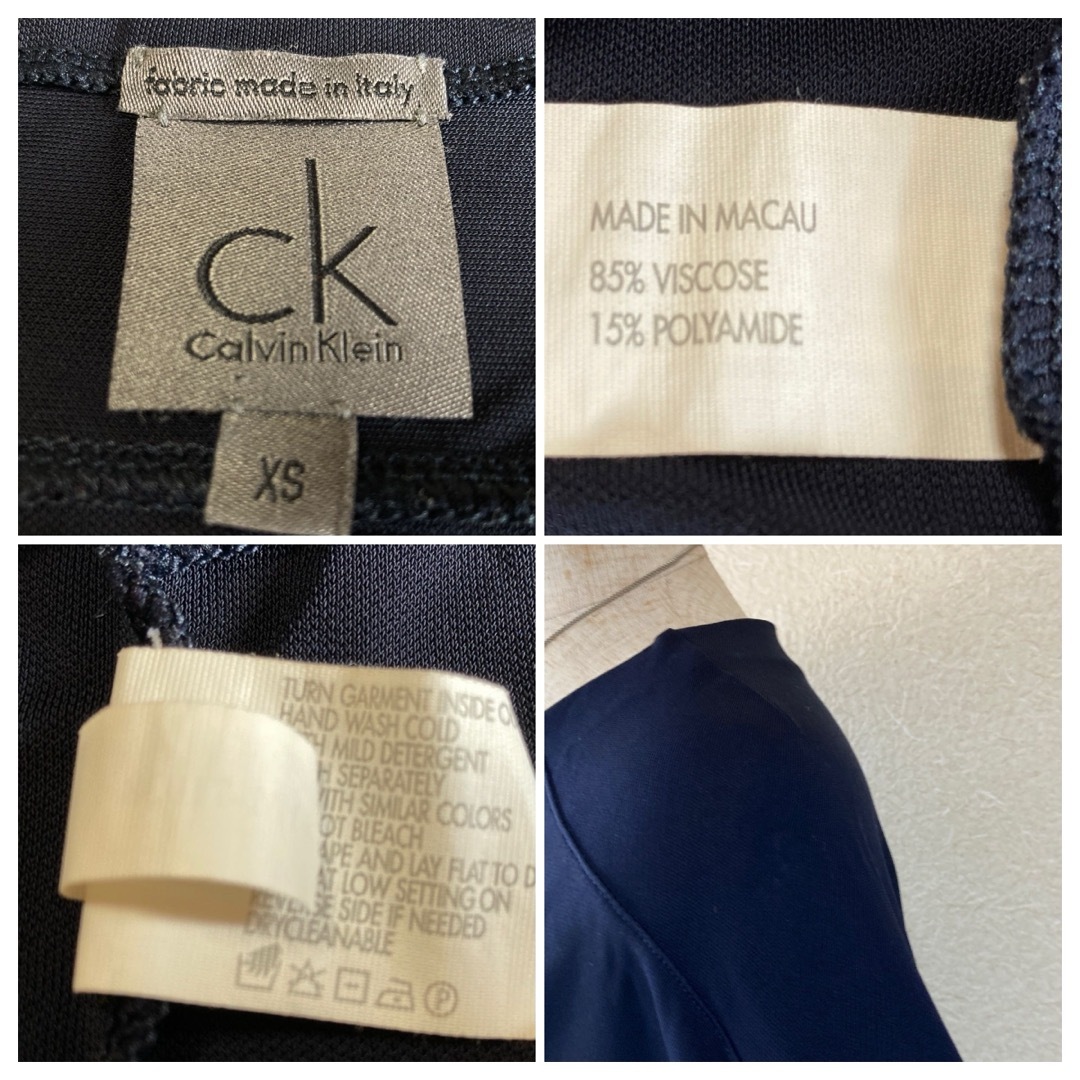 Calvin Klein(カルバンクライン)のCaivin Klein★ジャージー素材アシンメトリカットソー カルバンクライン レディースのトップス(カットソー(長袖/七分))の商品写真