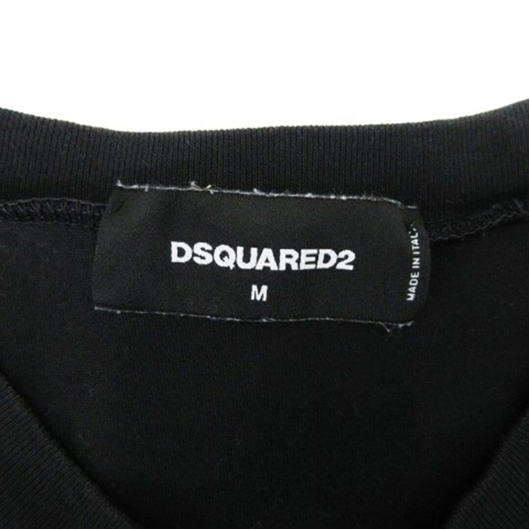 DSQUARED2(ディースクエアード)のディースクエアード Tシャツ 半袖 ブラック M 240409E メンズのトップス(Tシャツ/カットソー(半袖/袖なし))の商品写真