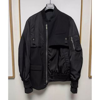 サカイ(sacai)のdior ✖️sacai  MA-1ジャケット　50 美品(ブルゾン)