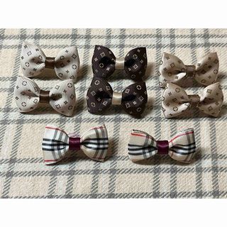 ハンドメイド　犬用ヘアゴム8個セット☆(ペット服/アクセサリー)